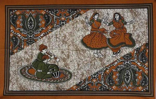 Jaipuri_Prints_Cotton_Double_Bedsheet__(Brown)_with_set_of_2_Pillow_Covers